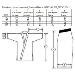 Дзюдогі Daedo OFICIAL IJF_JUDO 2041